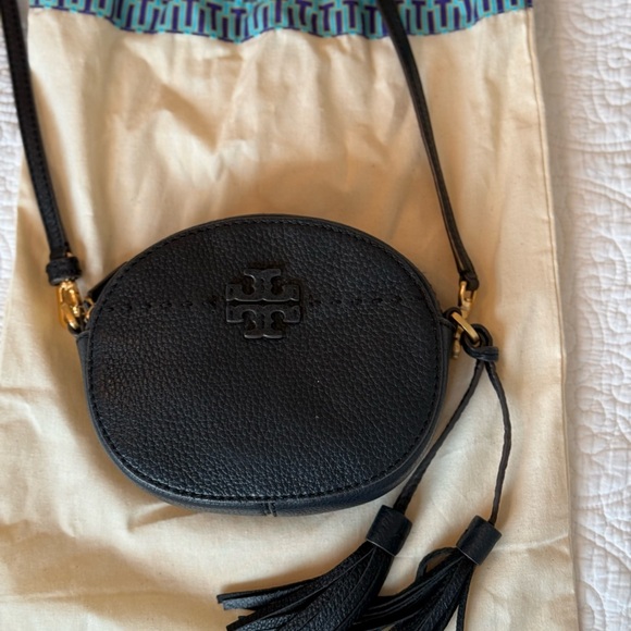 Tory Burch Black Crossbody Bag with Gold Hardware - Picture 3 of 3
